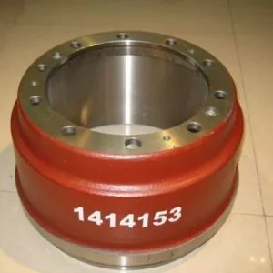 Scania Brake Drum Front 1414153 Scania models, Scania 3-SeriesScania 4-SeriesScania R-Series (e.g., R380, R420)Some P and G Series trucks